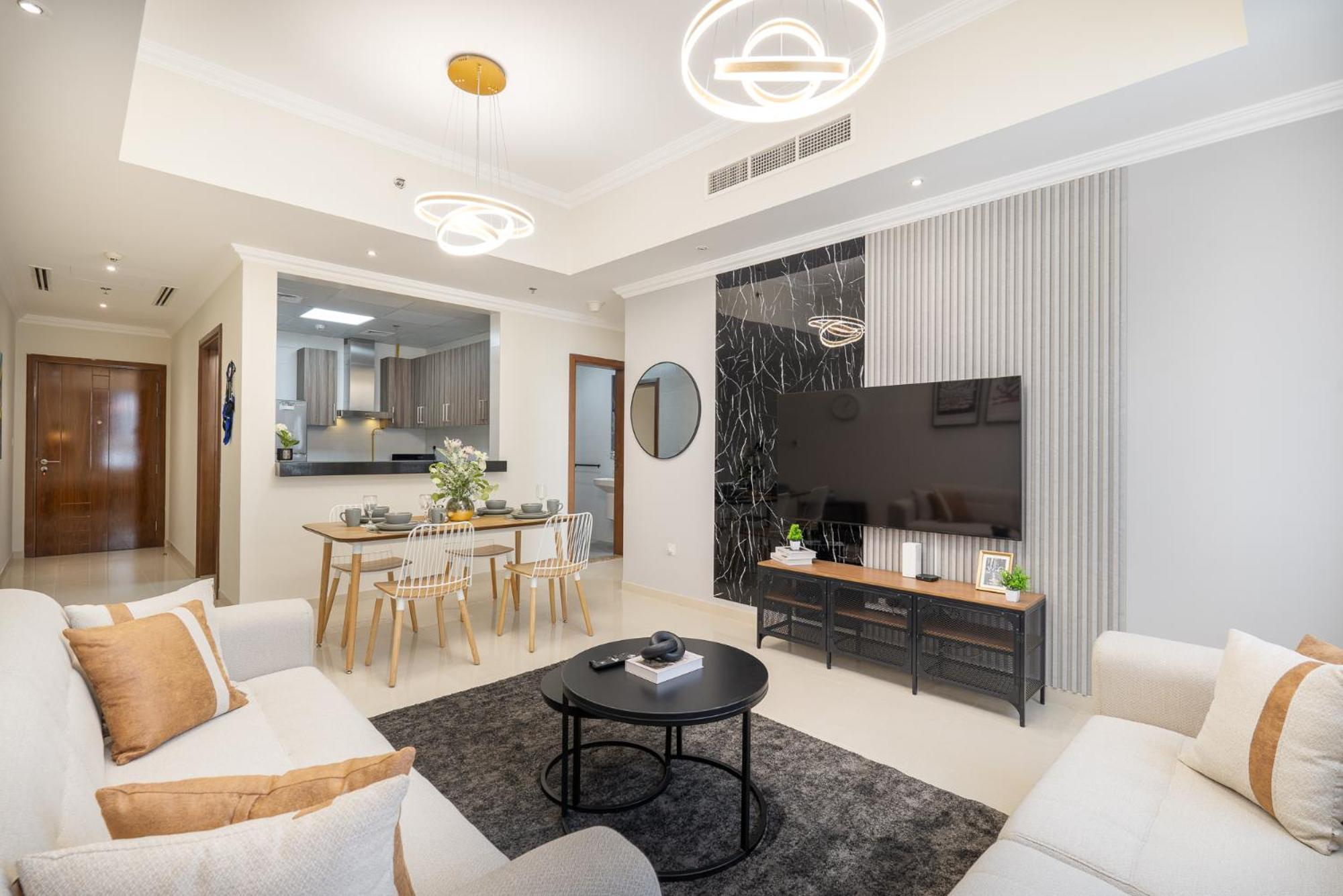Heaven Crest Downtown - And 1 Bedroom 2 Minute Walk To Mall And Burj Khalifa Апартаменти *