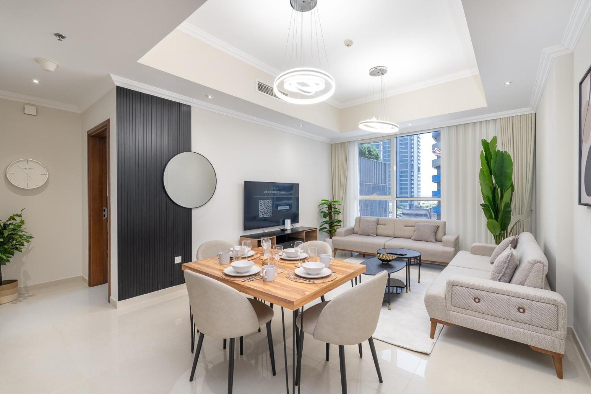 Heaven Crest Downtown - And 1 Bedroom 2 Minute Walk To Mall And Burj Khalifa * Дубай