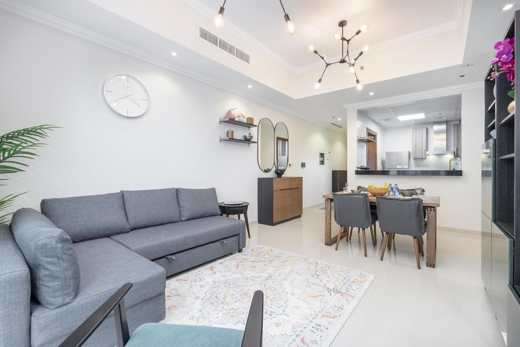 Апартаменти Heaven Crest Downtown - And 1 Bedroom 2 Minute Walk To Mall And Burj Khalifa Дубай