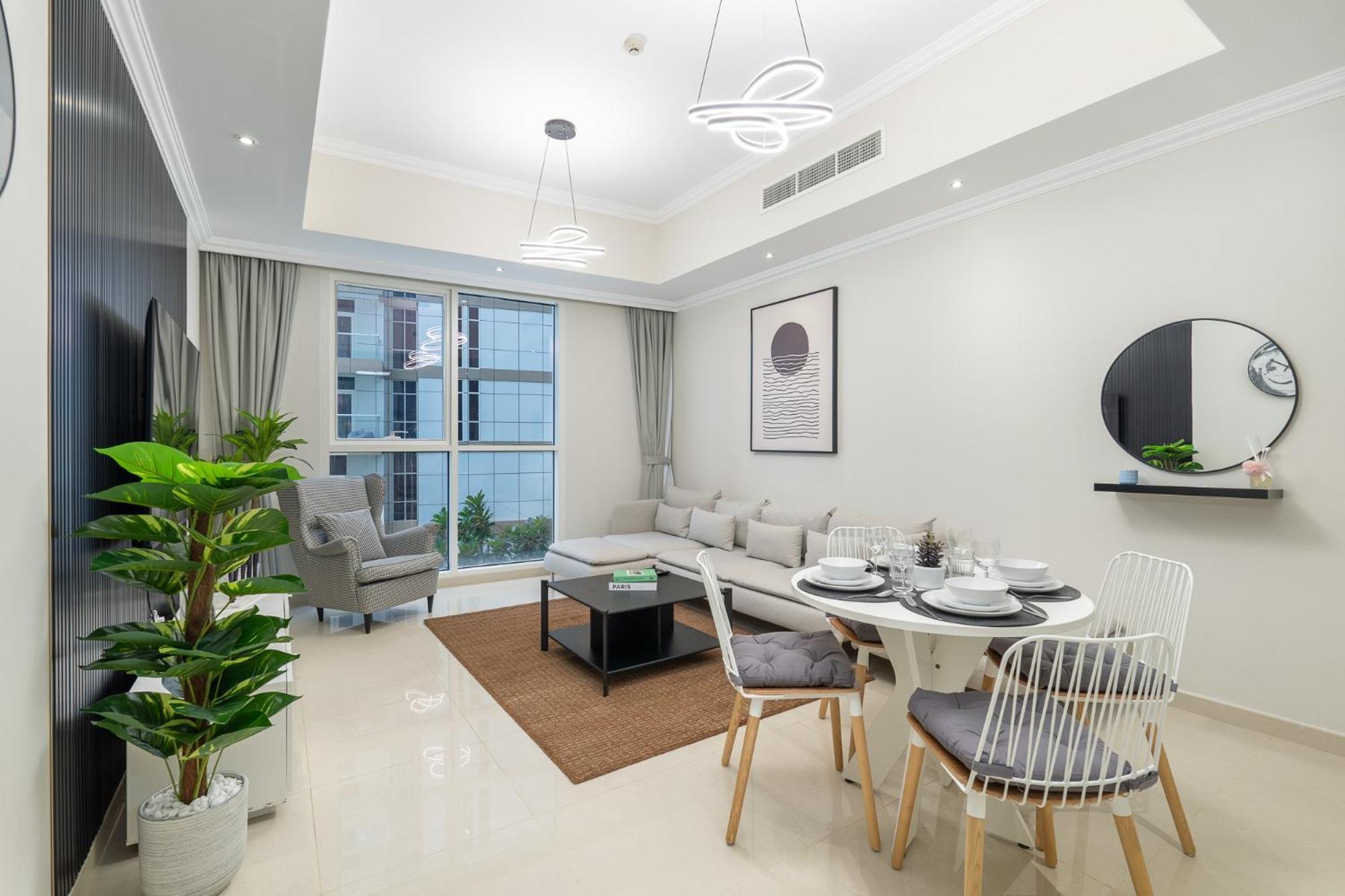 Heaven Crest Downtown - And 1 Bedroom 2 Minute Walk To Mall And Burj Khalifa Дубай