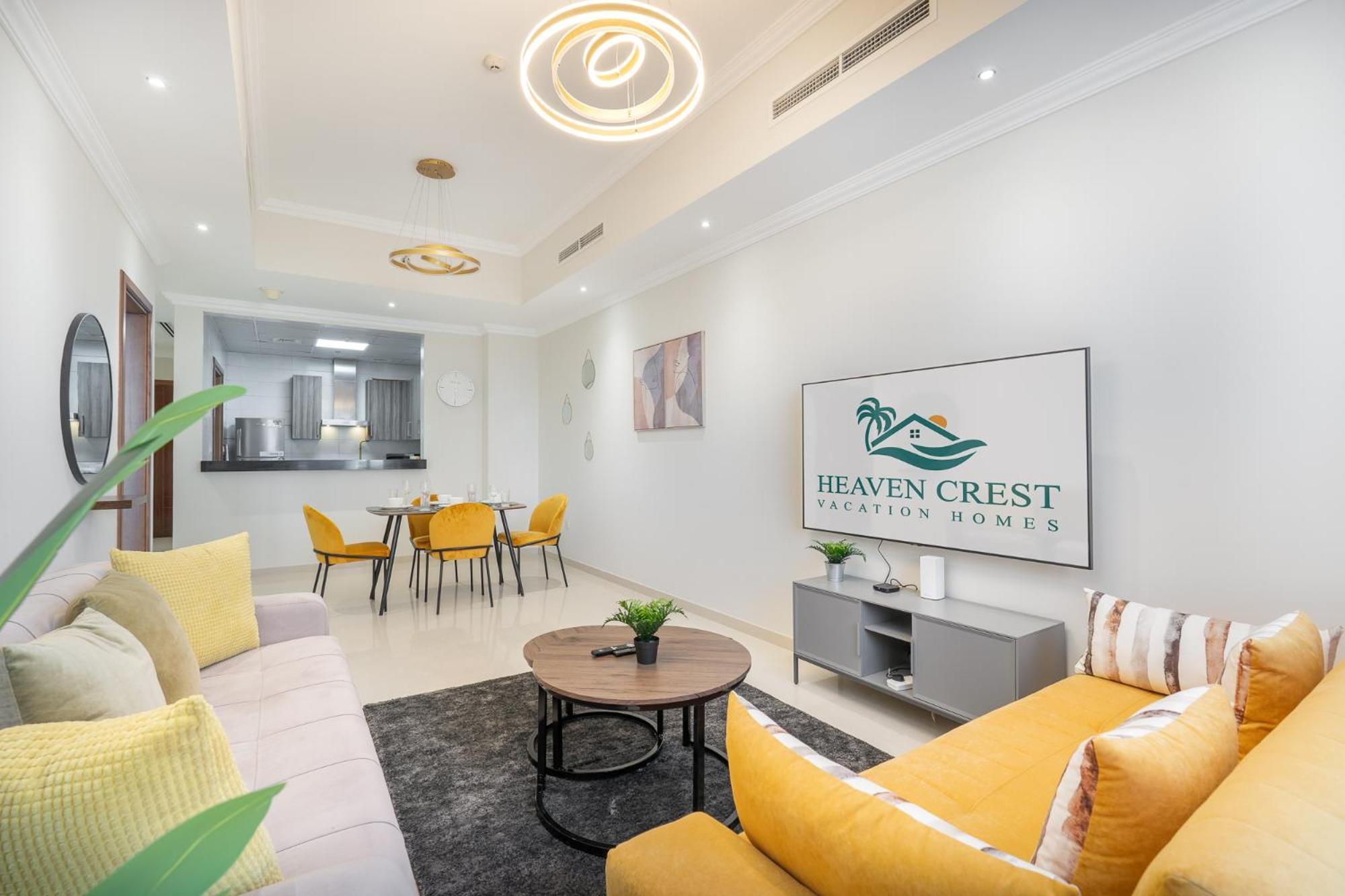 Апартаменти Heaven Crest Downtown - And 1 Bedroom 2 Minute Walk To Mall And Burj Khalifa Дубай