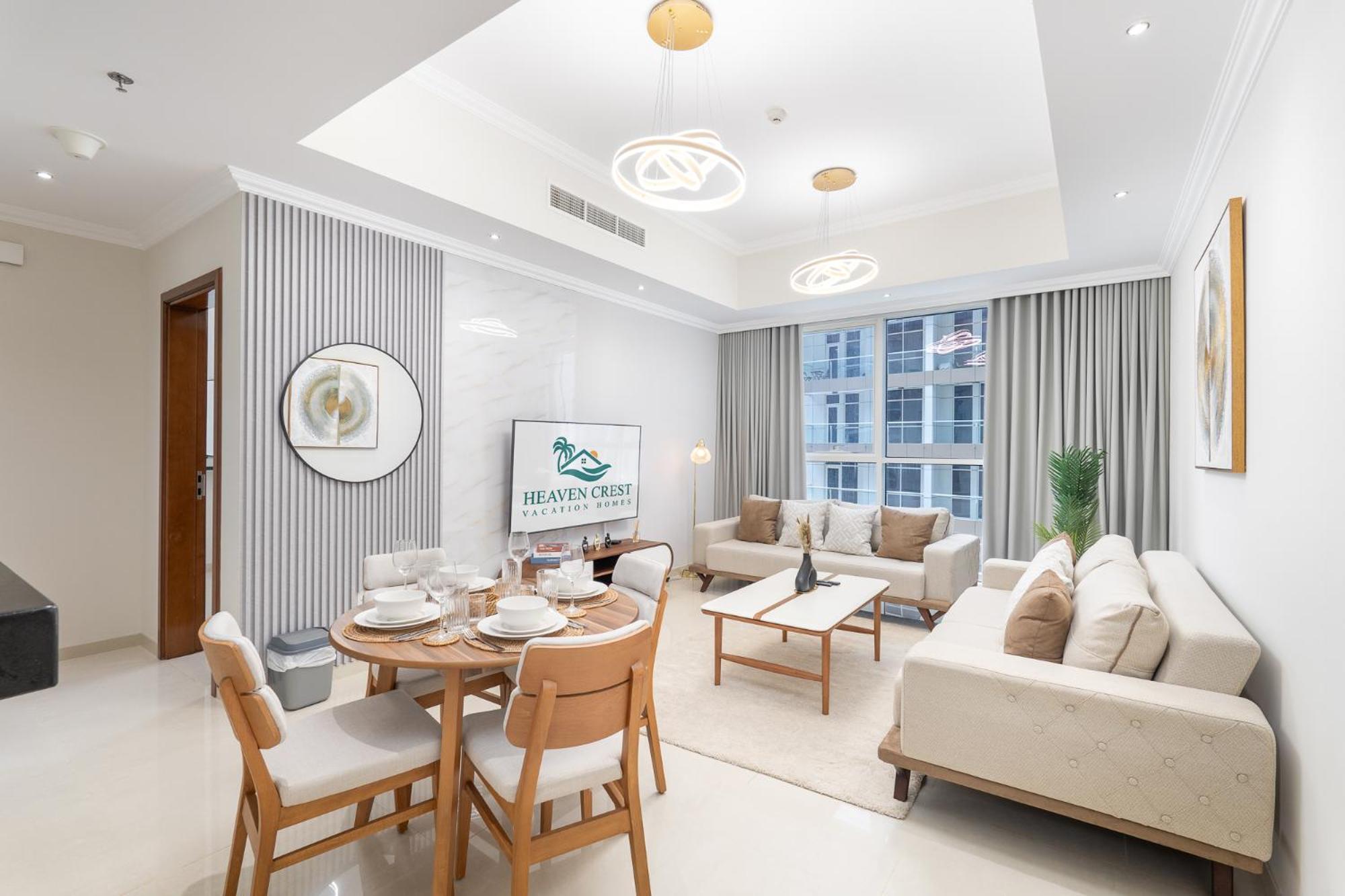 Heaven Crest Downtown - And 1 Bedroom 2 Minute Walk To Mall And Burj Khalifa Апартаменти