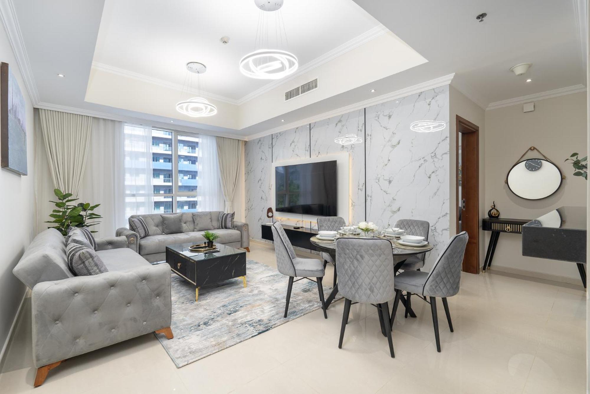 Heaven Crest Downtown - And 1 Bedroom 2 Minute Walk To Mall And Burj Khalifa Апартаменти