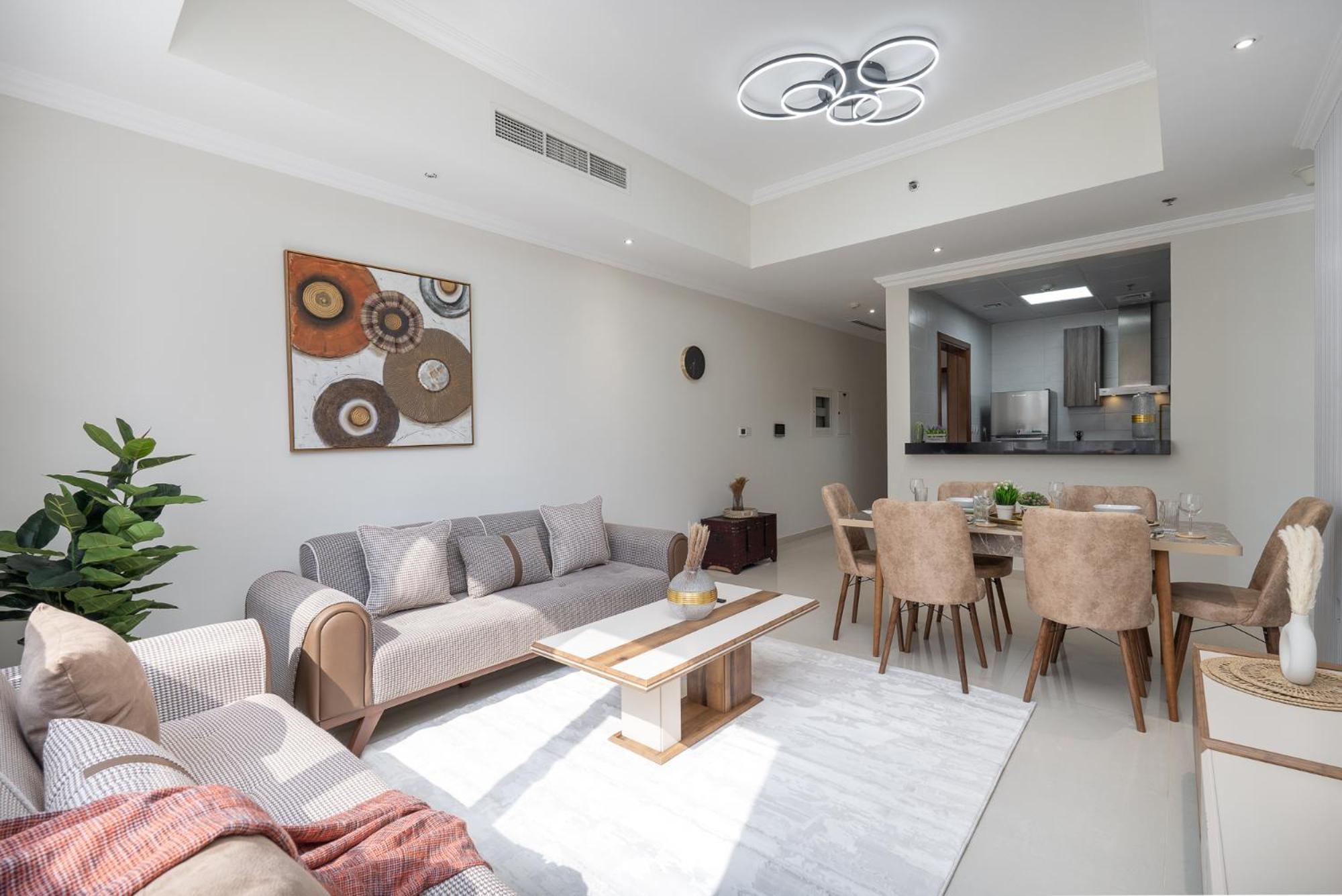 Апартаменти Heaven Crest Downtown - And 1 Bedroom 2 Minute Walk To Mall And Burj Khalifa