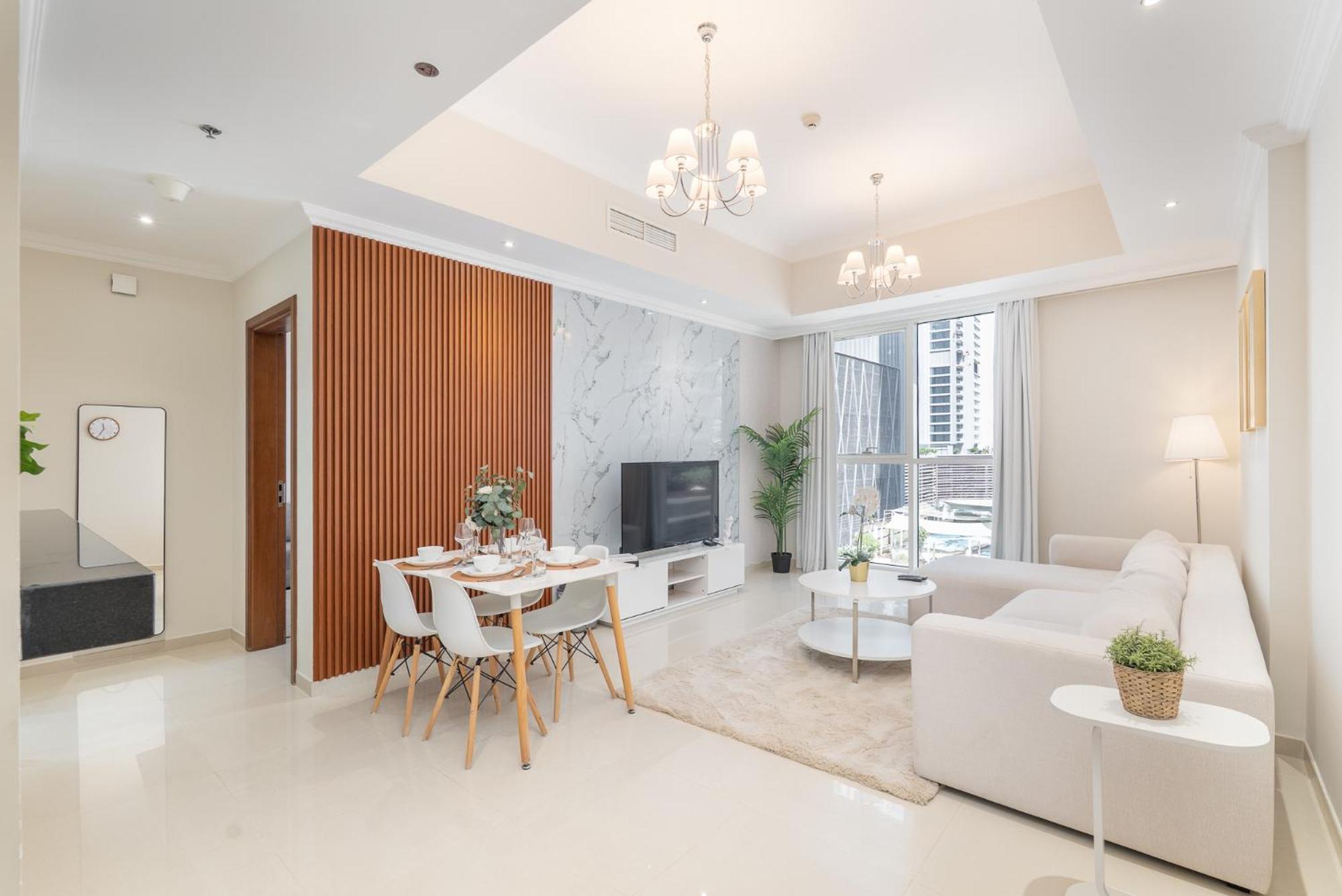 Heaven Crest Downtown - And 1 Bedroom 2 Minute Walk To Mall And Burj Khalifa Дубай